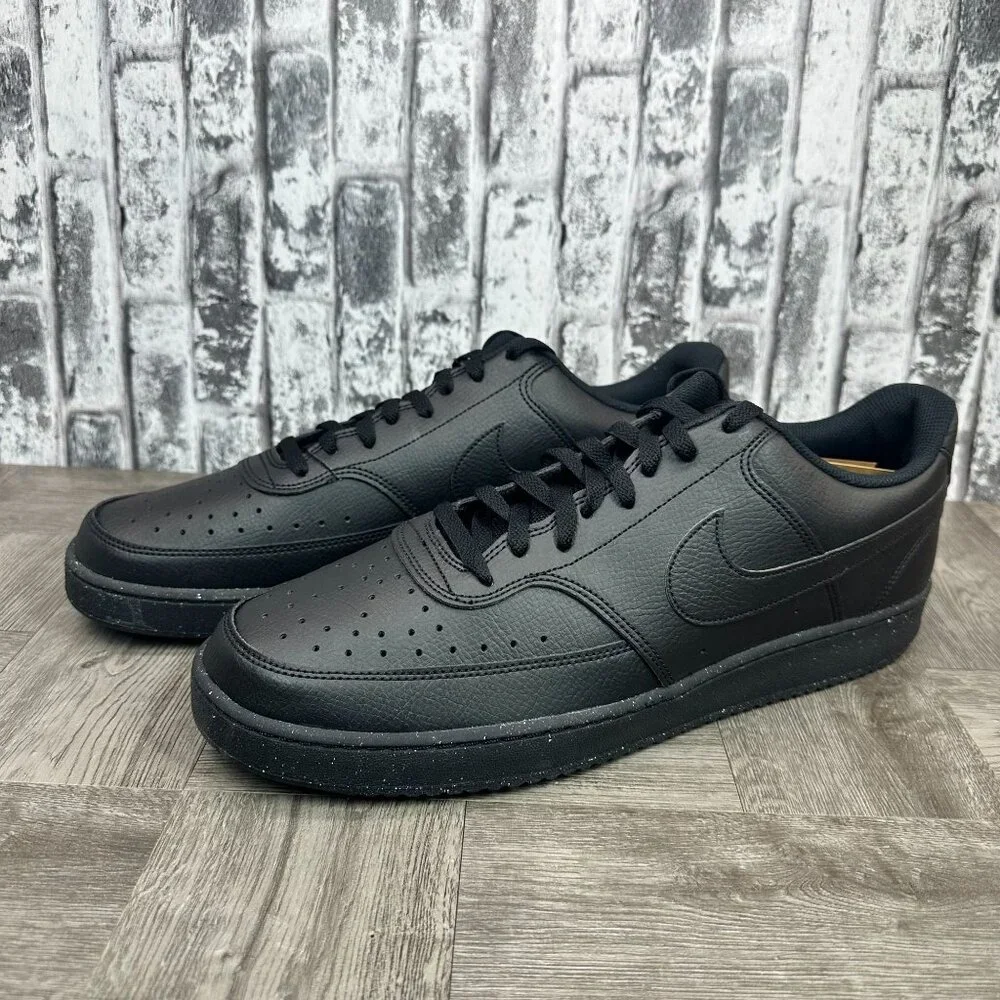 Nike Men's All-Black Low-Top Athletic Sneakers